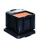 REALLY USEFUL 35L RECYCLED PLASTIC STORAGE BOX BLACK 35BLACK R