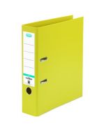 ELBA 70MM LEVER ARCH FILE PLASTIC YELLOW A4 100080901