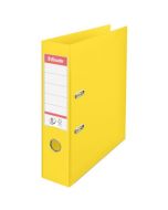 ESSELTE 75MM LEVER ARCH FILE POLYPROPYLENE A4 YELLOW (PACK OF 10 FILES) 48061