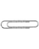 PAPERCLIPS GIANT WAVY 73MM (PACK OF 100 CLIPS) 32501