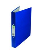 Q-CONNECT 2 RING 25MM PAPER OVER BOARD BLUE A4 BINDER (PACK OF 10 BINDERS) KF20035