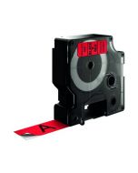 DYMO D1 LABEL TAPE 19MM X 7M BLACK ON RED ES45807 (PACK OF 1)