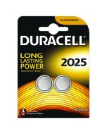 DURACELL DL2025 3V LITHIUM BUTTON BATTERY (PACK OF 2) 75072667