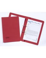EXACOMPTA GUILDHALL TRANSFER SPIRAL FILE 315GSM FOOLSCAP RED (PACK OF 50 FILES) 348-RED