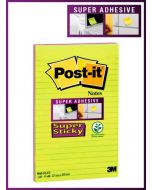 POST-IT NOTES SUPER STICKY 127 X 203MM ULTRA (PACK OF 2) 5845-SSEU