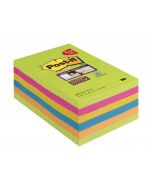 POST-IT SUPER STICKY 101 X 152MM ULTRA (PACK OF 6) 4690-SSUC-P4+2