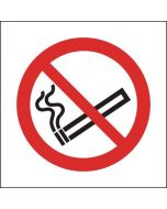 SAFETY SIGN NO SMOKING SYMBOL 50X50MM SELF-ADHESIVE PH04739S (PACK OF 1)
