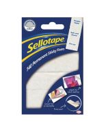 SELLOTAPE STICKY FIXERS PERMANENT 12X25MM (PACK OF 140) 1445422