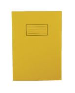 SILVINE EXERCISE BOOK RULED WITH MARGIN A4 YELLOW (PACK OF 10) EX109