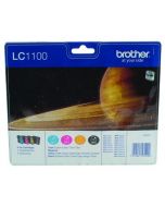 Brother Lc-1100 Black /Cyan/Magenta/Yellow Inkjet Cartridge (Pack Of 4) Lc1100Valbp