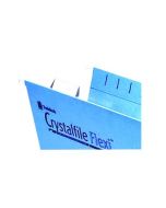 REXEL CRYSTALFILE FLEXI TAB INSERTS WHITE (PACK OF 50 INSERTS) 3000058