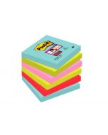 POST-IT SUPER STICKY NOTES 76 X 76MM MIAMI (PACK OF 6) 654-6SS-MIA