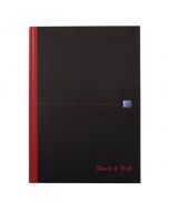 BLACK N' RED A-Z CASEBOUND HARDBACK NOTEBOOK A4 (PACK OF 5) 100080432