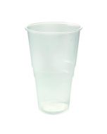 PLASTIC PINT GLASS CLEAR (PACK OF 50 GLASSES) 0510043