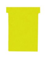 NOBO T-CARD SIZE 3 80 X 120MM YELLOW (PACK OF 100) 2003004