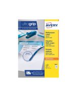 AVERY ULTRAGRIP MULTI LABELS 38.1X21.2MM 65 PER SHEET WHITE (PACK OF 6500) 3666 (PACK OF 100 SHEETS)