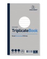 CHALLENGE CARBONLESS TRIPLICATE BOOK 100 SETS 210X130MM (PACK OF 5) 100080445