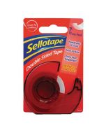 SELLOTAPE DOUBLE SIDED TAPE AND DISPENSER 15MM X 5M 1766008 (PACK OF 1)