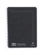 CLAIREFONTAINE EUROPA NOTEMAKERS NOTEBOOK A5 BLACK (PACK OF 10) 4852