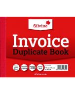 SILVINE DUPLICATE INVOICE BOOK 102X127MM (PACK OF 12) 616