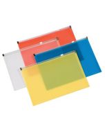 Q-CONNECT DOCUMENT ZIP WALLET A4 ASSORTED (PACK OF 20 WALLETS) KF16552