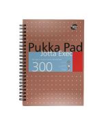 PUKKA PAD RULED METALLIC WIREBOUND EXECUTIVE JOTTA NOTEPAD 300 PAGES A4+ (PACK OF 3)7019-MET
