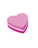 POST-IT NOTES 70 X 70MM HEART PINK (PACK OF 12) 2007H