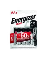 ENERGIZER MAX E91 AA BATTERIES (PACK OF 4) E300112500