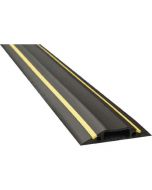 D-LINE BLACK /YELLOW MEDIUM HAZARD DUTY FLOOR CABLE COVER 9M FC83H/9M (PACK OF 1)