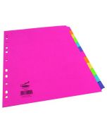 CONCORD DIVIDER 12-PART A4 160GSM BRIGHT ASSORTED 50999