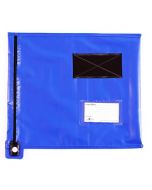 GOSECURE FLAT MAILING POUCH 355X381MM BLUE CVF2 (PACK OF 1)