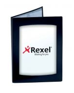 REXEL CLEARVIEW DISPLAY BOOK 24 POCKET A3 BLACK 10405BK