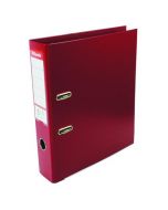 ESSELTE 75MM LEVER ARCH FILE POLYPROPYLENE A4 BURGUNDY (PACK OF 10 FILES) 48069