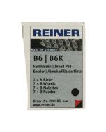 COLOP REINER B6/8K REPLACEMENT INK PAD BLACK (PACK OF 2) RB8KINK