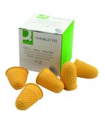 Q-CONNECT THIMBLETTES SIZE 2 YELLOW (PACK OF 12 THINBLETTES) KF21510
