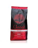 UASAL DEARG MEDIUM ROASTED WHOLE COFFEE BEANS ORIGIN INDIA AND BRAZIL. EACH BAG HAS A NET WEIGHT OF 1KG.