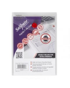 SNOPAKE POLYFILE P FILE WALLET PORTRAIT A6 CLEAR (PACK OF 5 WALLETS) 13293