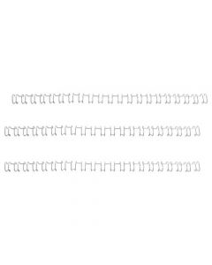 GBC BINDING WIRE ELEMENTS 21 LOOP 85 SHEETS 10MM FOR A4 SILVER REF IB160837 [PACK 100]