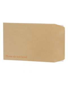 5 STAR OFFICE ENVELOPES RECYCLED BOARD BACKED HOT MELT PEEL & SEAL 350X248MM 120GSM MANILLA (PACK 125)