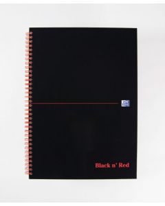 BLACK N' RED A-Z WIREBOUND HARDBACK NOTEBOOK A4 (PACK OF 5) 100080232