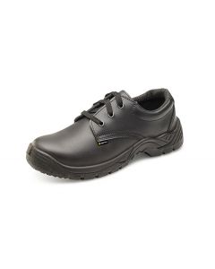BEESWIFT SMOOTH LEATHER TIE SHOE BLACK 08 (PACK OF 1)