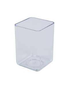 EXECUTIVE PEN TIDY 1 COMPARTMENT POLYSTYRENE CRYSTAL CLEAR (PACK OF 1)