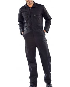 BEESWIFT HEAVY WEIGHT BOILERSUIT BLACK 48 (PACK OF 1)