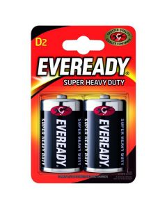 EVEREADY SUPER HEAVY DUTY D BATTERIES (PACK OF 2) R20B2UP