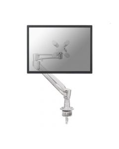 NewStar Single Flat Screen Monitor Arm Silver 30" Tilt, Swivel & Rotatable