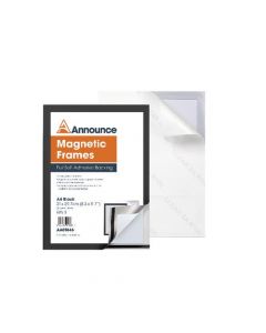 ANNOUNCE MAGNETIC FRAME A4 BLACK (PACK OF 2) AA01846