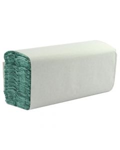 1-PLY GREEN C-FOLD HAND TOWELS (PACK OF 2850) WX43094