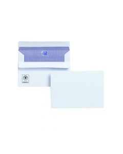 PLUS FABRIC C6 ENVELOPE WALLET SELF SEAL 120GSM WHITE (PACK OF 500) F23470