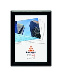 ANNOUNCE SNAP FRAME A4 BLACK AA06222 (PACK OF 1)