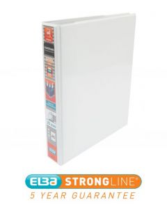 ELBA PANORAMA 25MM 2 D-RING PRESENTATION BINDER A5 WHITE (PACK OF 6) 400008434